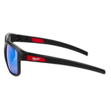 Milwaukee 48-73-2511 Polarized Full Frame Safety Glasses with Removable Side Shields Blue Mirrored Dual Coat Lenses - 4