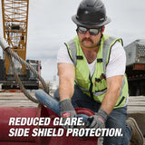 Milwaukee 48-73-2513 Polarized Full Frame Safety Glasses with Removable Side Shields Silver Mirrored Dual Coat Lenses - 7