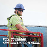Milwaukee 48-73-2514 Full Frame Safety Glasses with Removable Side Shields Tinted Anti-Scratch Lenses - 7