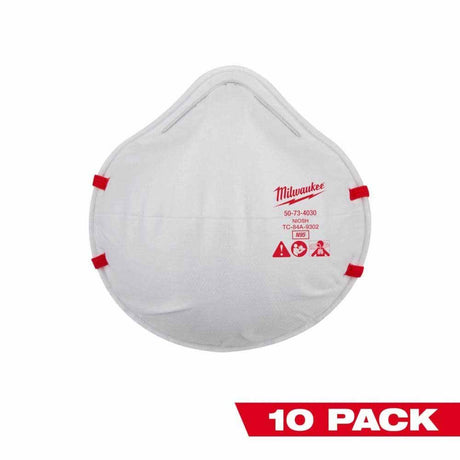 Milwaukee 48-73-4034 10PK N95 Respirator