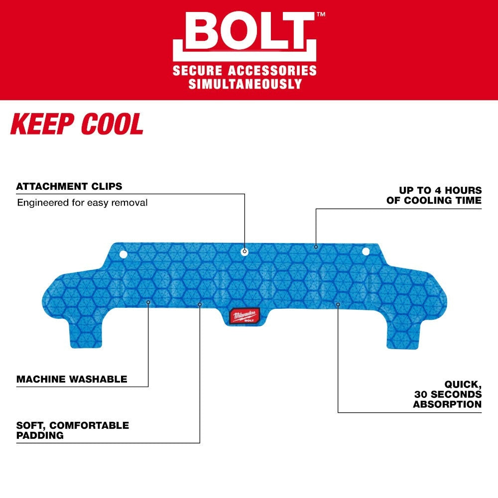Milwaukee 48-73-4543 BOLT Safety Helmet Cooling Sweat Band - 6