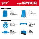 Milwaukee 48-73-4544 BOLT Safety Helmet Cooling Liner - 9