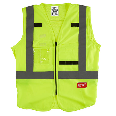 Milwaukee 48-73-5023 Class 2 - High Visibility Yellow Safety Vest - XXL/XXXL