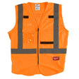 Milwaukee 48-73-5074 High Visibility Orange Safety Vest - 4X/5X (CSA)