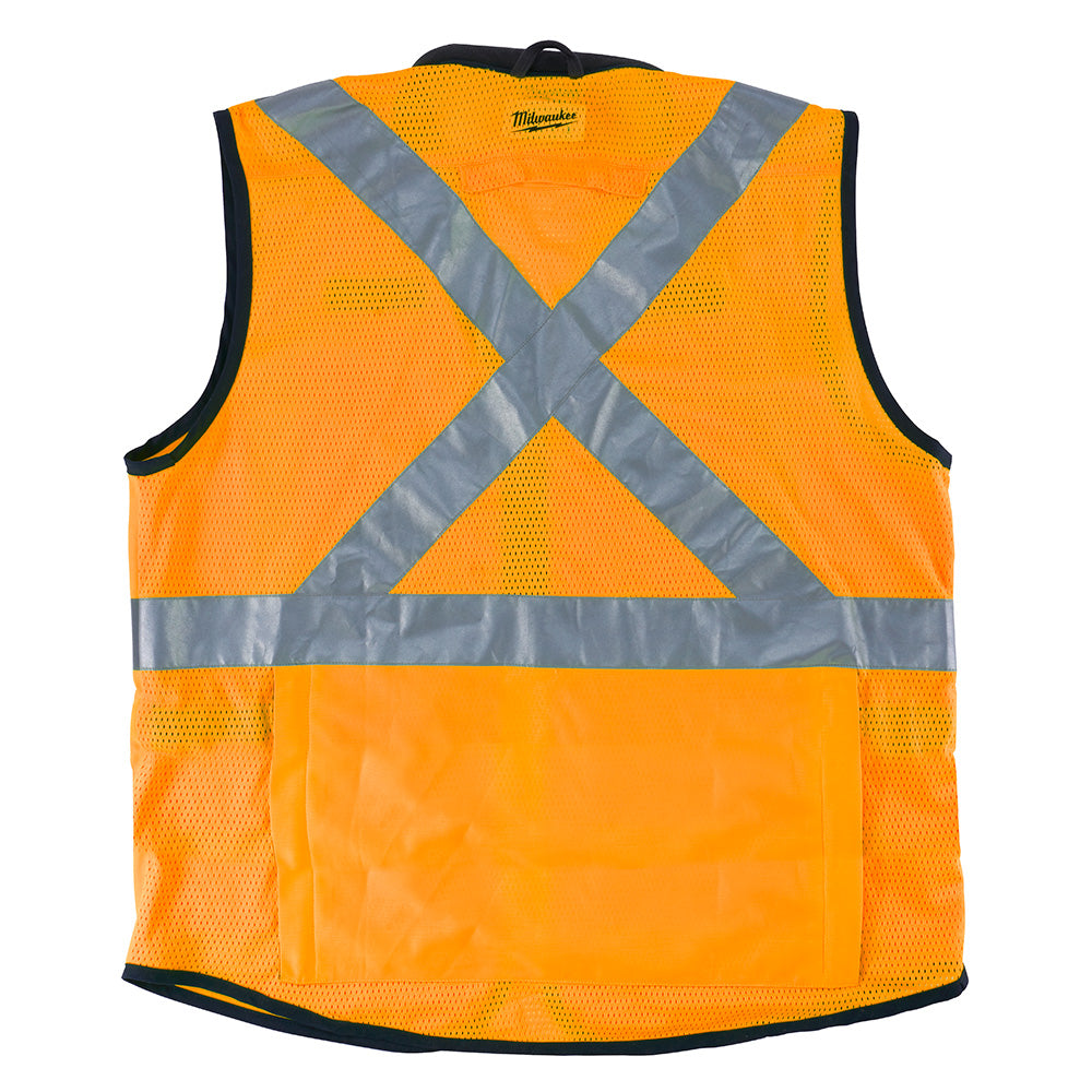 Milwaukee 48-73-5083 High Visibility Yellow Performance Safety Vest - XXL/XXXL (CSA) - 3