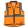 Milwaukee 48-73-5094 High Visibility Orange Performance Safety Vest - 4X/5X (CSA)