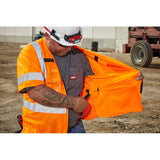 Milwaukee 48-73-5146 Class 3 High Visibility Orange Safety Vest - L/XL - 6