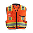 Milwaukee 48-73-5167 Class 2 Surveyors High Visibility Orange Safety Vest 2XL 3XL (1 Pack)
