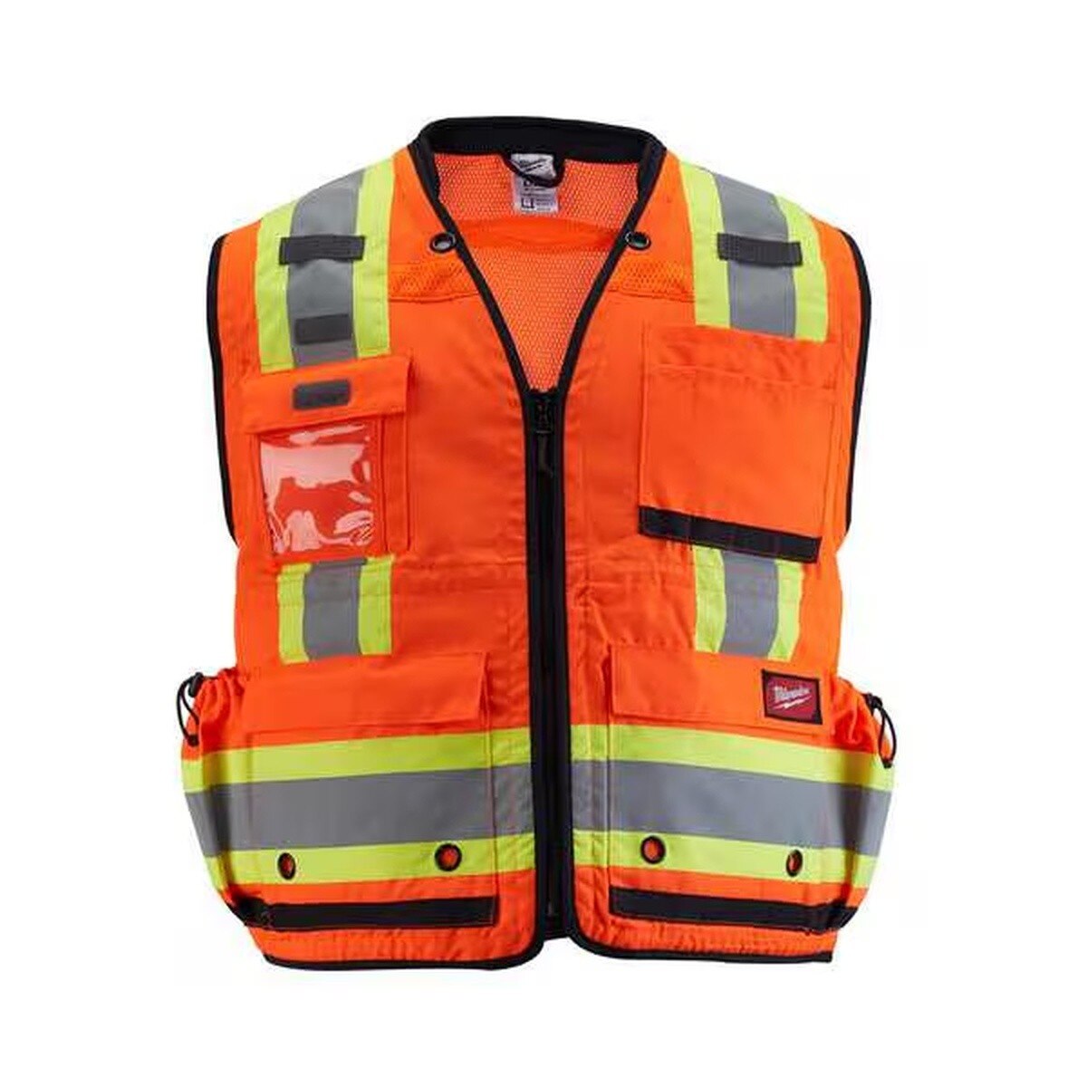 Milwaukee 48-73-5167 Class 2 Surveyors High Visibility Orange Safety Vest 2XL 3XL (1 Pack)