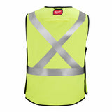 Milwaukee 48-73-5311 AR/FR Cat. 1 Class 2 Breakaway High Visibility Yellow Safety Vest  - S/M - 2