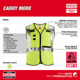 Milwaukee 48-73-5311 AR/FR Cat. 1 Class 2 Breakaway High Visibility Yellow Safety Vest  - S/M - 4