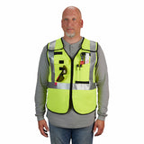 Milwaukee 48-73-5311 AR/FR Cat. 1 Class 2 Breakaway High Visibility Yellow Safety Vest  - S/M - 6