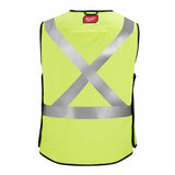 Milwaukee 48-73-5314 AR/FR Cat. 1 Class 2 Breakaway High Visibility Yellow Safety Vest  - 4XL/5XL - 2