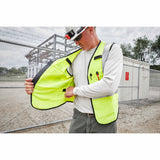 Milwaukee 48-73-5321 AR/FR Cat. 1 Class 3 High Visibility Yellow Safety Vest - S/M - 9