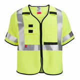 Milwaukee 48-73-5322 AR/FR Cat. 1 Class 3 High Visibility Yellow Safety Vest - L/XL