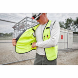 Milwaukee 48-73-5324 AR/FR Cat. 1 Class 3 High Visibility Yellow Safety Vest  - 4XL/5XL - 9
