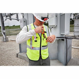 Milwaukee 48-73-5332 AR/FR Cat. 1 Class 3 Breakaway High Visibility Yellow Safety Vest - L/XL - 9