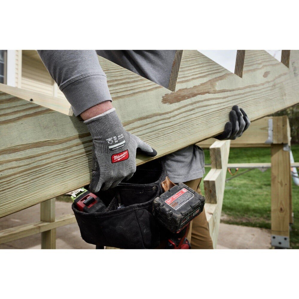 Milwaukee 48-73-6941 Cut Level 4 High Dexterity Nitrile Dipped Work Gloves Medium - 4