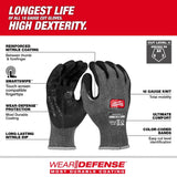Milwaukee 48-73-6942E Cut Level 4 High Dexterity Nitrile Dipped Gloves w/ WEAR-DEFENSE Protection- Large - 2