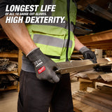 Milwaukee 48-73-6942E Cut Level 4 High Dexterity Nitrile Dipped Gloves w/ WEAR-DEFENSE Protection- Large - 3