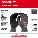 Milwaukee 48-73-6943E Cut Level 4 Nitrile Dipped Work Gloves with Wear Defense (144 Pack) - 2