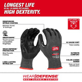 Milwaukee 48-73-6956 Cut Level 5 Nitrile Dipped Gloves with Wear Defense (6 Pack) - 2