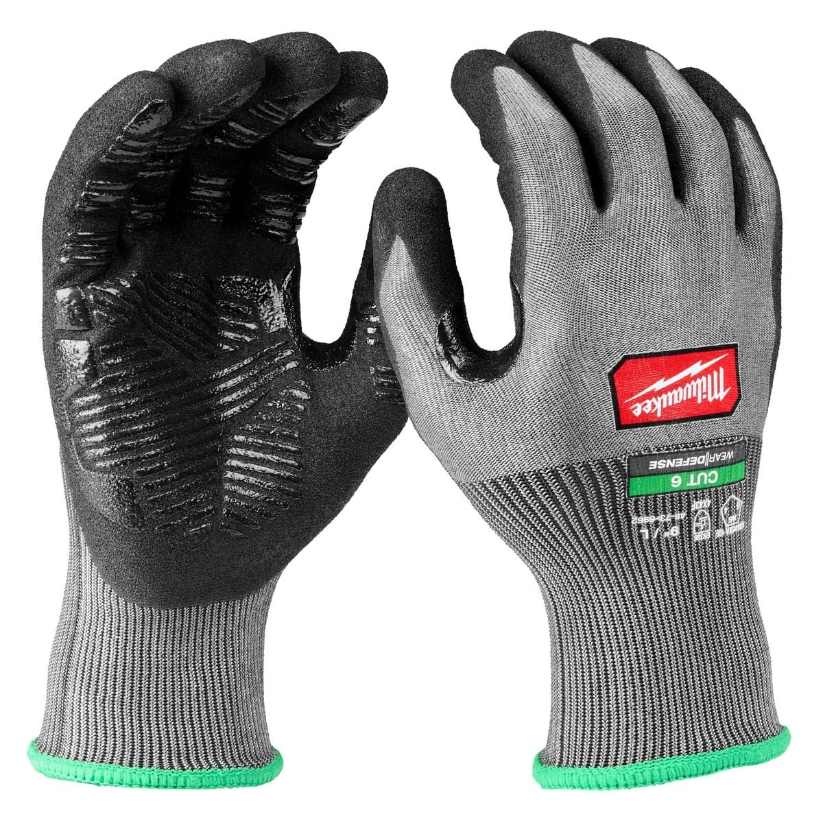Milwaukee 48-73-6962 Cut Level 6 High Dexterity Nitrile Dipped Gloves Size L (6 Pack)