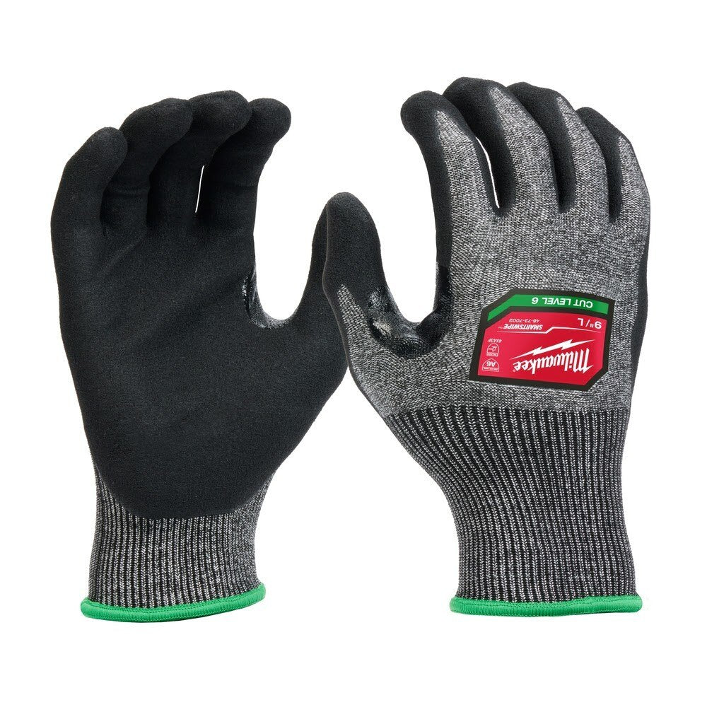 Milwaukee 48-73-7002B 12 Pair Cut Level 6 High-Dexterity Nitrile Dipped Gloves - L