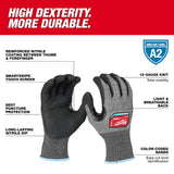 Milwaukee 48-73-7120E Cut Level 2 High-Dexterity Nitrile Dipped Gloves - S (Pack of 144) - 2