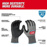 Milwaukee 48-73-7120 Cut Level 2 High-Dexterity Nitrile Dipped Gloves - S - 2