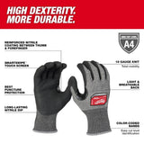 Milwaukee 48-73-7142E Cut Level 4 High-Dexterity Nitrile Dipped Gloves - L (Pack of 144) - 2