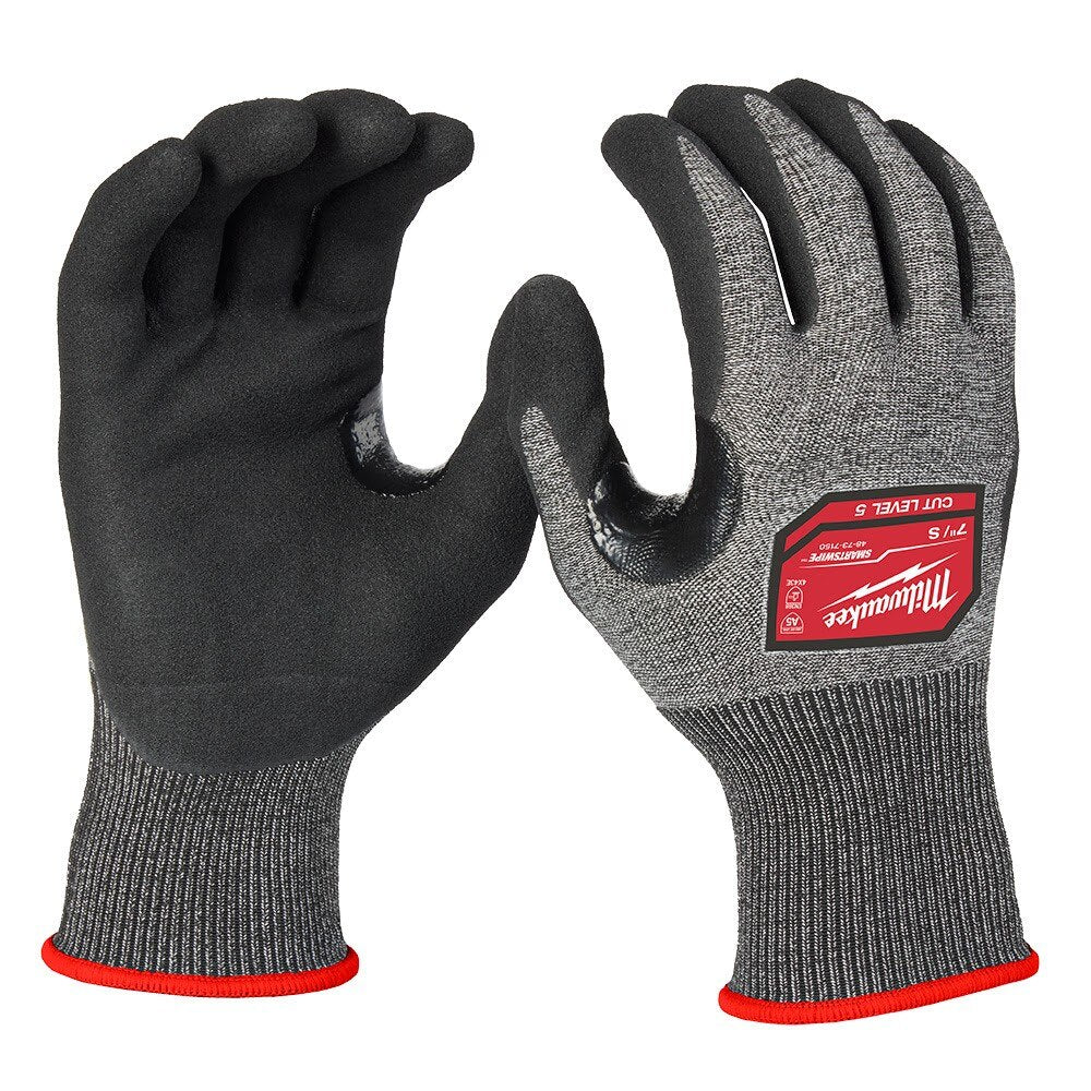 Milwaukee 48-73-7150E Cut Level 5 High-Dexterity Nitrile Dipped Gloves - S