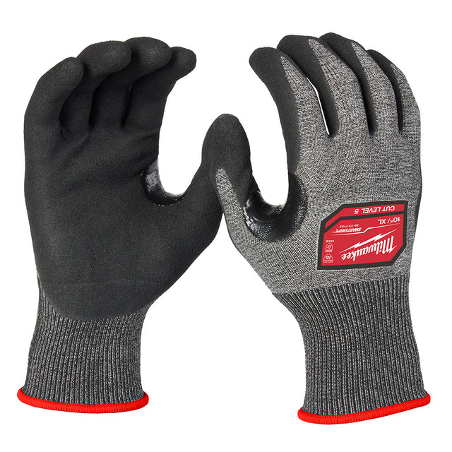 Milwaukee 48-73-7153E Cut Level 5 High-Dexterity Nitrile Dipped Gloves - XL (Pack of 144)