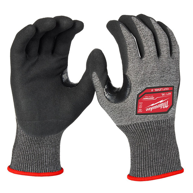 Milwaukee 48-73-7153E Cut Level 5 High-Dexterity Nitrile Dipped Gloves - XL