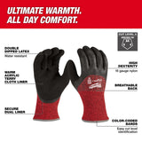 Milwaukee 48-73-7941E Cut Level 4 Winter Dipped Gloves - Medium (12 Pack) - 2