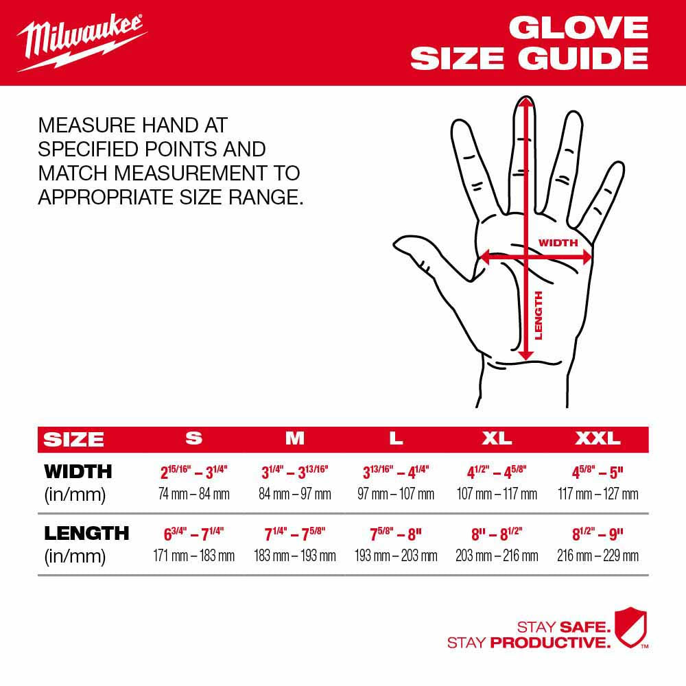 Milwaukee 48-73-8720B High Dexterity A2 Polyurethane Dipped Gloves - Small - 3