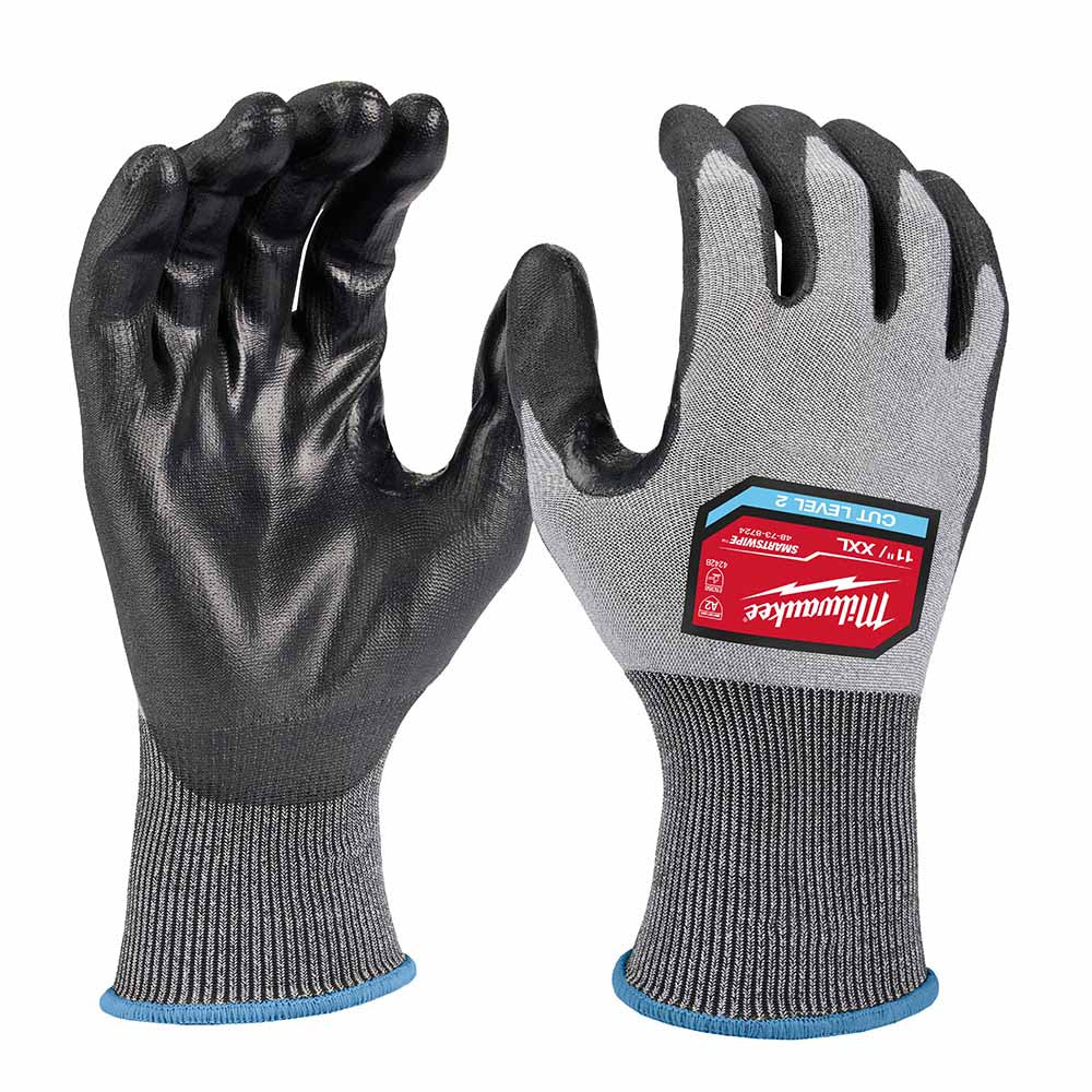 Milwaukee 48-73-8724 High Dexterity A2 Polyurethane Dipped Gloves - 2XL