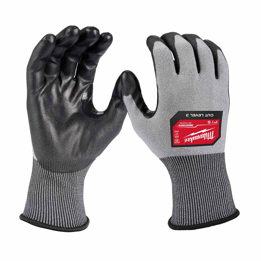 Milwaukee 48-73-8730B High Dexterity A3 Polyurethane Dipped Gloves - Small