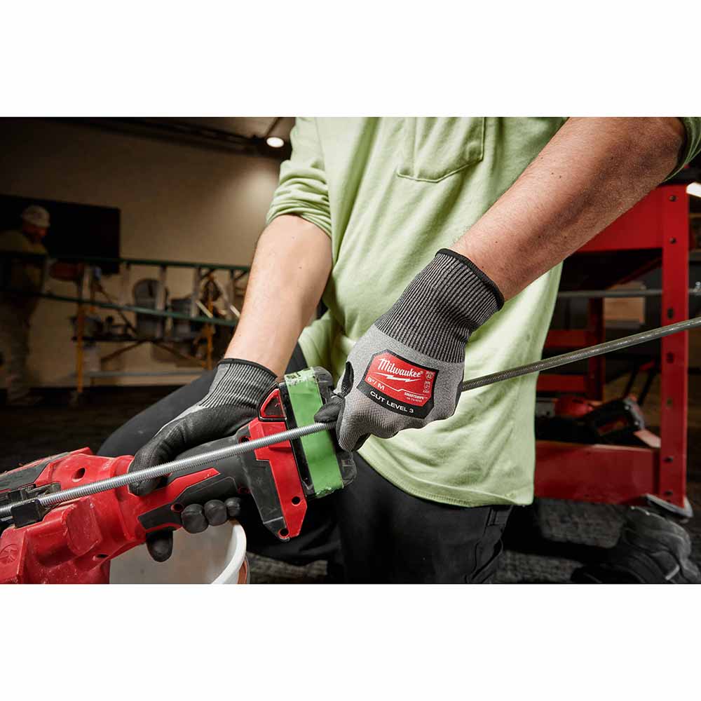 Milwaukee 48-73-8733 High Dexterity A3 Polyurethane Dipped Gloves - Extra Large - 7