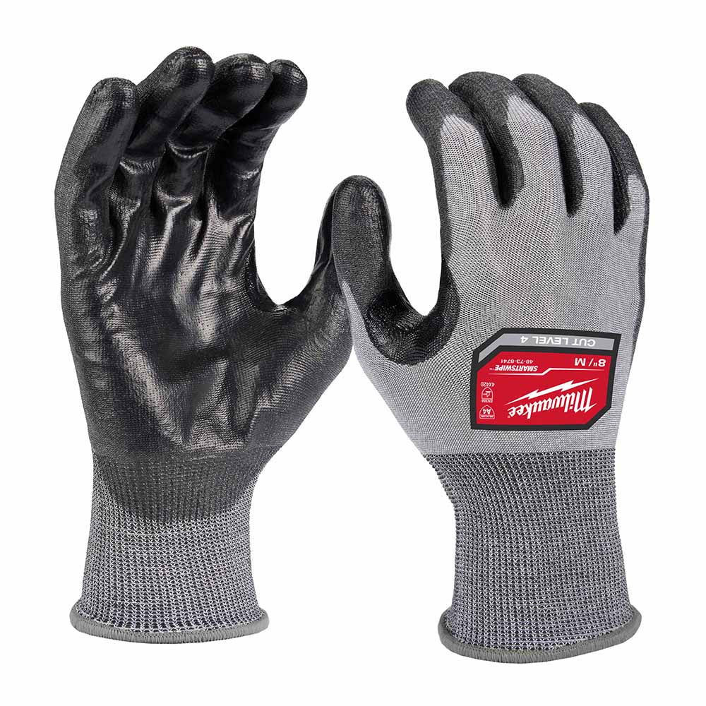 Milwaukee 48-73-8741 High Dexterity A4 Polyurethane Dipped Gloves - Medium