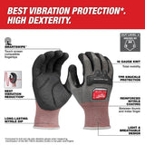 Milwaukee 48-73-8761 Anti-Vibration Cut Level 4 High Dexterity Nitrile Dipped Glove - Medium - 2