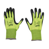 Milwaukee 48-73-8943B 12PK High Visibility Cut Level 4 Polyurethane Dipped Safety Gloves - X-Large - 2