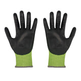 Milwaukee 48-73-8944B 12PK High Visibility Cut Level 4 Polyurethane Dipped Safety Gloves - 2X-Large - 3