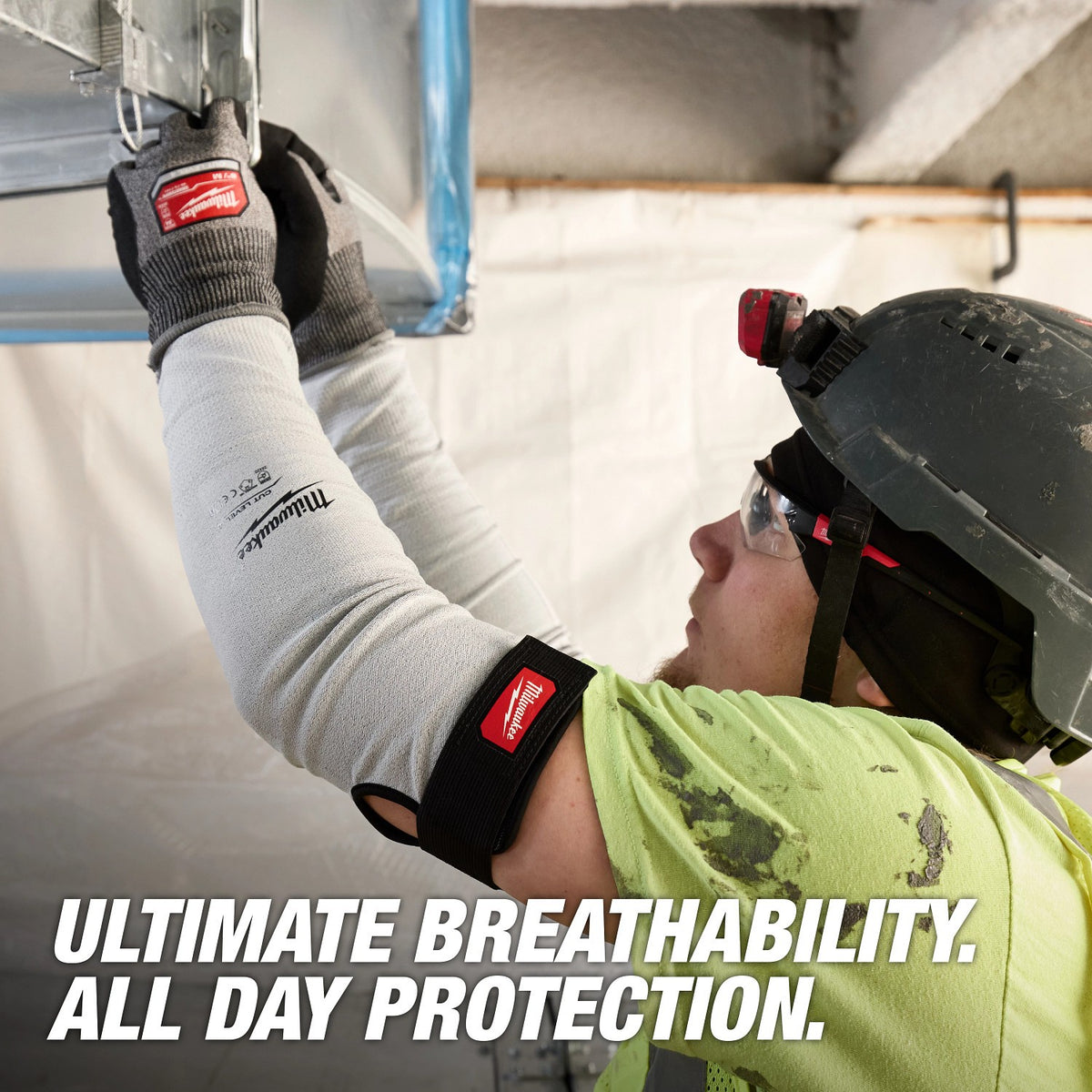 Milwaukee 48-73-9040 Cut Level 4 Protective Sleeves 16" Light and Breathable 18 Gauge - 5