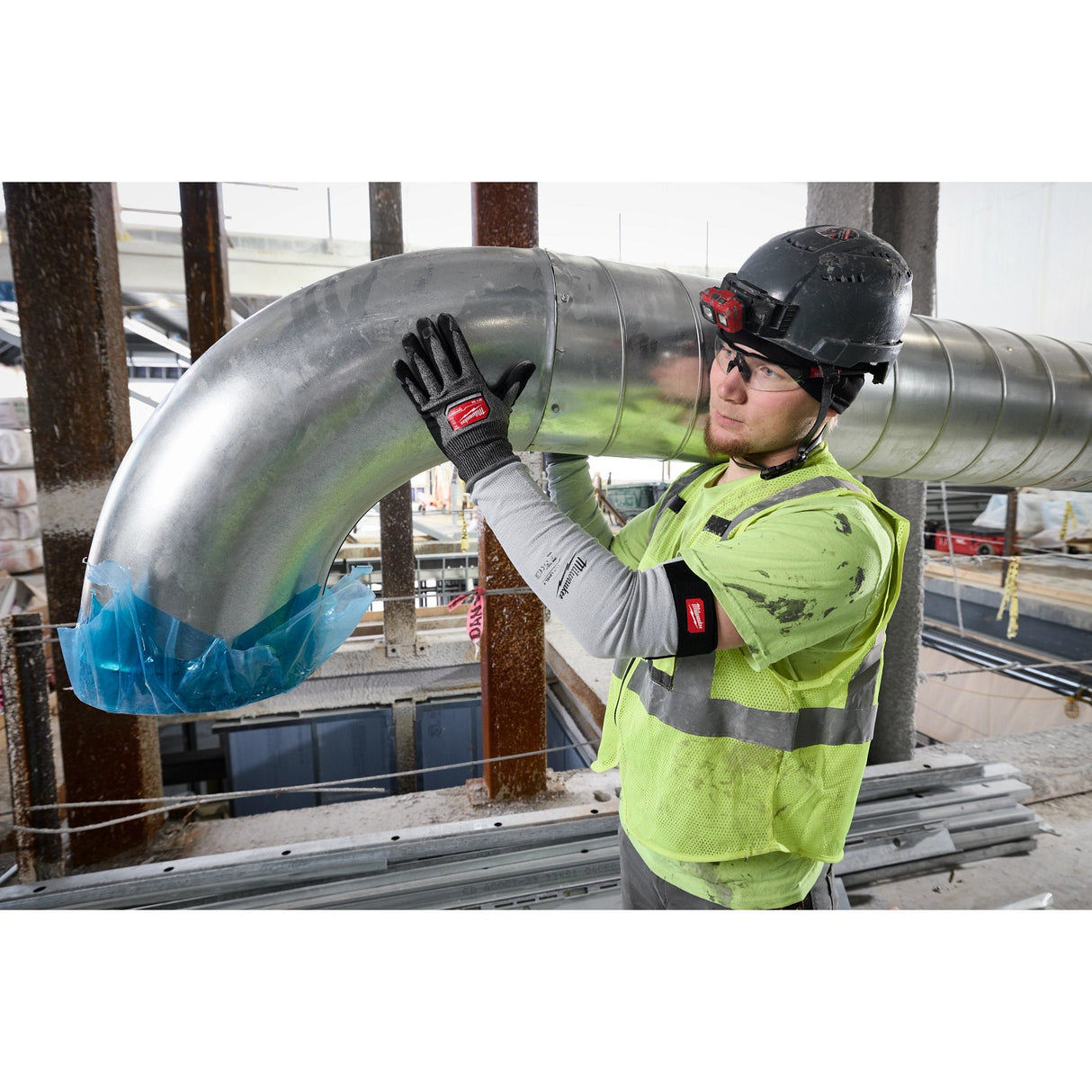 Milwaukee 48-73-9041 Cut Level 4 Protective Sleeves 18" Breathable Arm Protection - 7