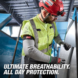 Milwaukee 48-73-9061 18" ANSI ISEA Cut Level 6 Protective Sleeves with Breathable Knit and UPF 50+ Sun Protection - 5