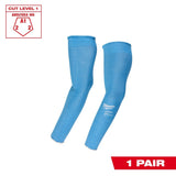 Milwaukee 48-73-9110 16" Cooling Cut Level 1 UPF 50+ Protective Sleeves Blue - 2