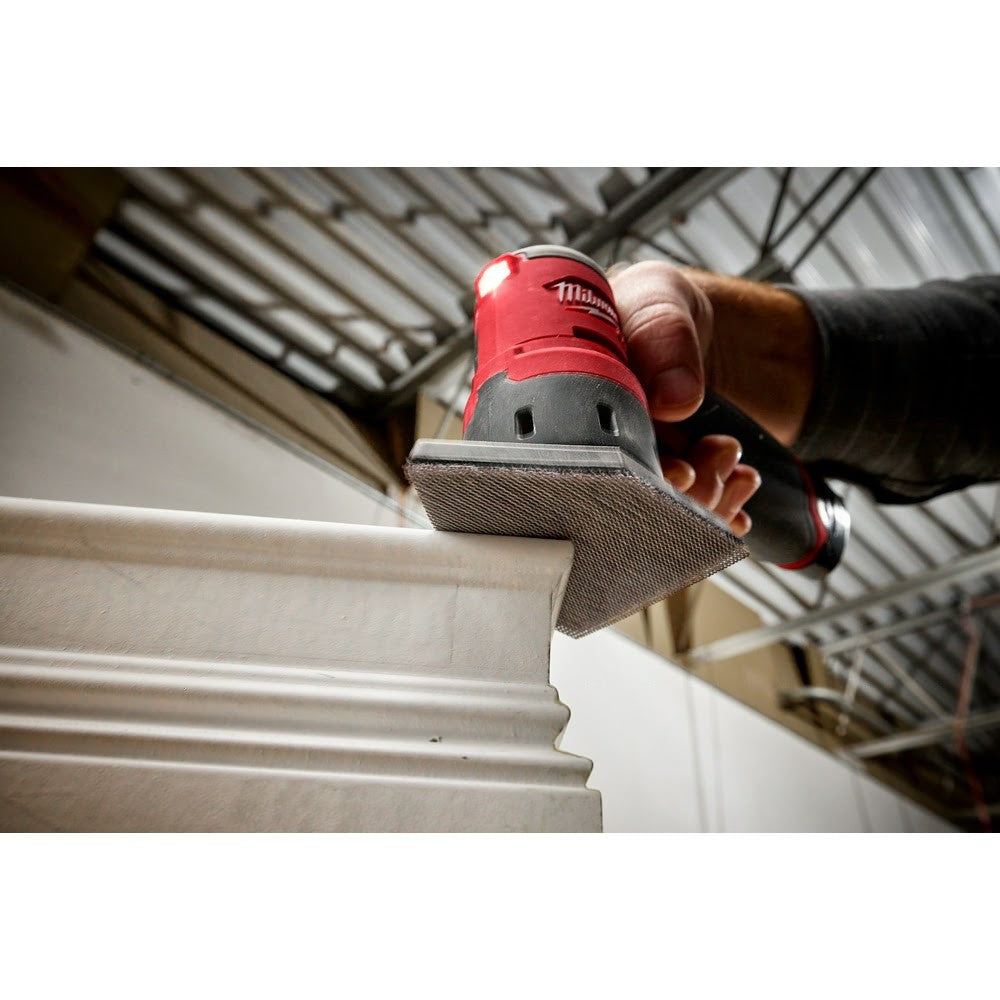 Milwaukee 48-80-5150 150 Grit Mesh Sanding Sheets for M12 FUEL Orbital Detail Sander 12-Pack - 9