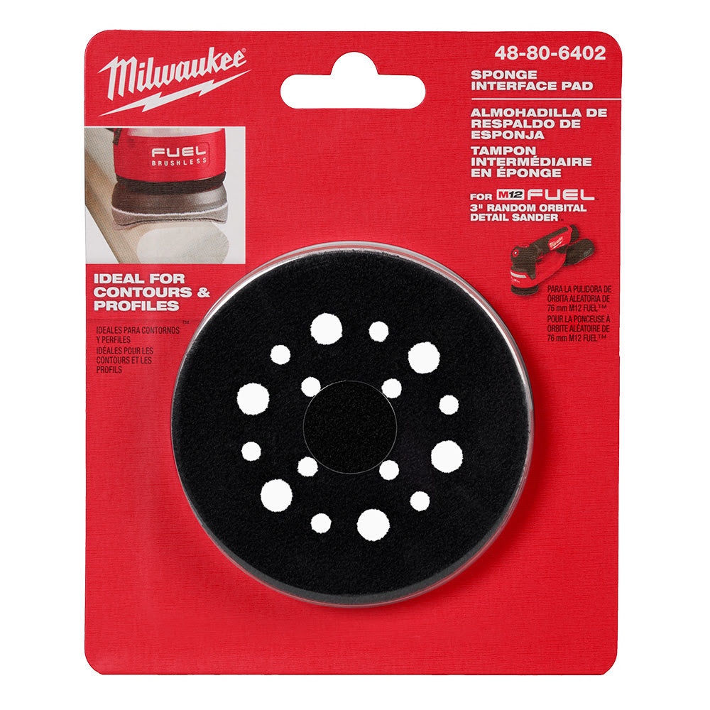 Milwaukee 48-80-6402 3" Sponge Interface Pad - 4