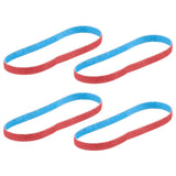 Milwaukee 48-80-7040 3/8" x 13" 40 Grit Bandfile Belts - 4 pack